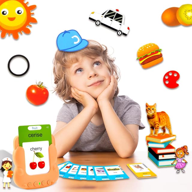 Detalle 1 de 510 cartes flash parlantes enfants