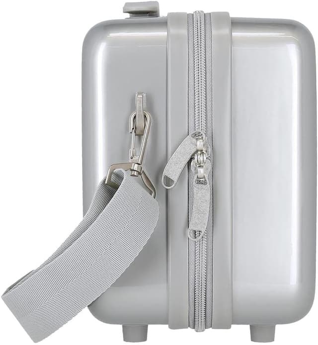 Detalle de Trousse de toilette adaptable Disney 100 Stitch grise en ABS (29 x 21 x 15 cm)