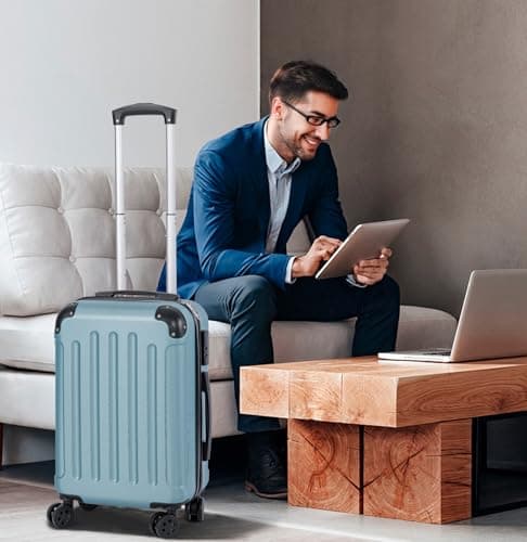 Detalle 2 de T-LOVENDO.ES Maleta de Cabina ABS ligera