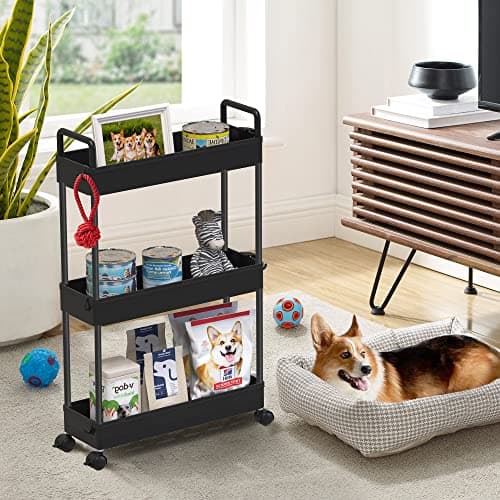 Detalle 2 de SOLEJAZZ Carro Deslizante de 3 Niveles para Cocina y Más