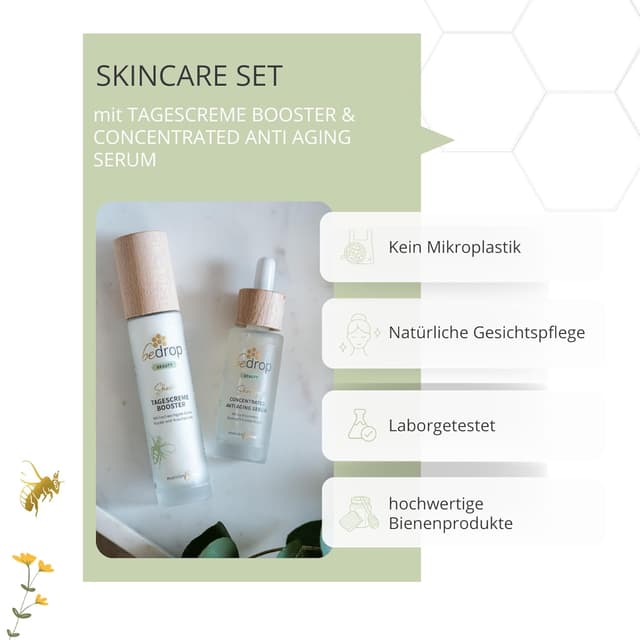 Thumbnail 2 de bedrop Skin Care Set Anti Aging Serum & Tagescreme