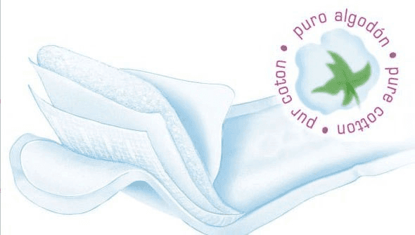 Thumbnail 1 de Indasec Pospart Compresas 100% algodón 4x12 uds