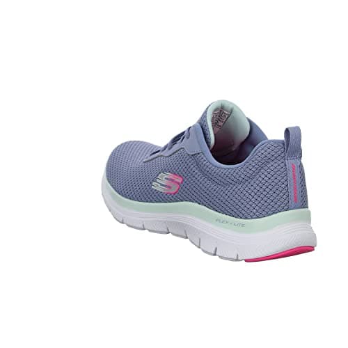 Detalle de Skechers Flex Appeal 4.0 Brilliant View para mujer (Slate Mesh Trim), talla 38 EU