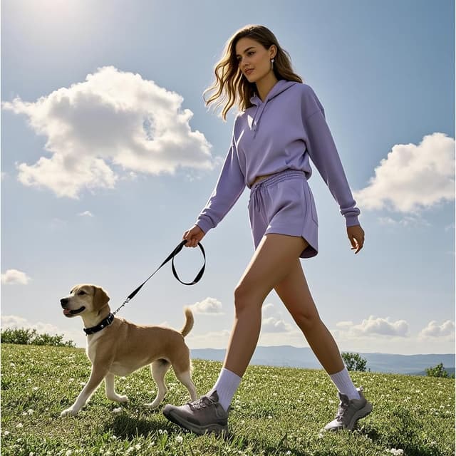 Detalle de NORTIV 8 Chaussures de randonnée légères pour femme – modèle 8, confort respirant et semelle adhérente