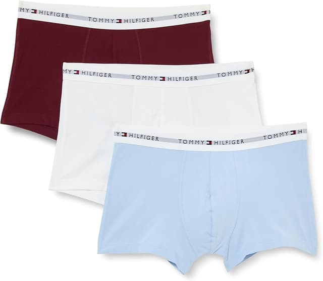 Detalle 2 de Tommy Hilfiger Pack de 3 Bóxer Trunks Hombre 🩲