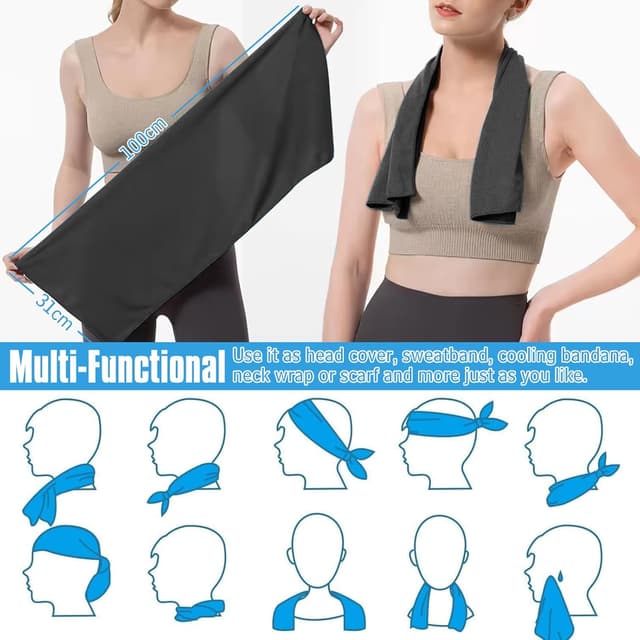 Thumbnail 4 de VAKKI Cooling Towel for Sports 1-Pack 🧣