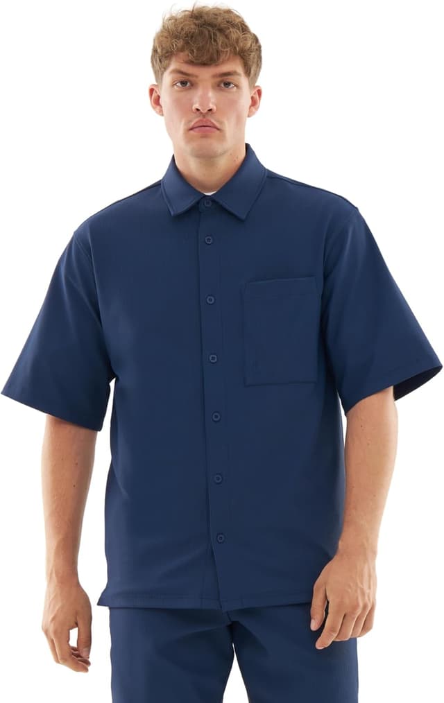 Thumbnail 6 de Johnny Urban Mason – chemise oversize manches courtes homme en nylon/élasthanne