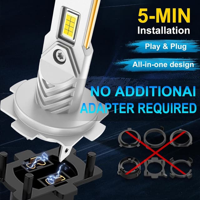 Thumbnail 6 de Sycreek H7 LED 22000LM 6500K lampadine auto e moto