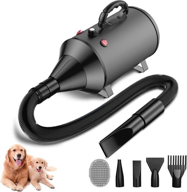 Thumbnail 6 de Blanlody Dog Hair Dryer Blaster 3800W Pet Grooming Hair Dryer with 4 Nozzles