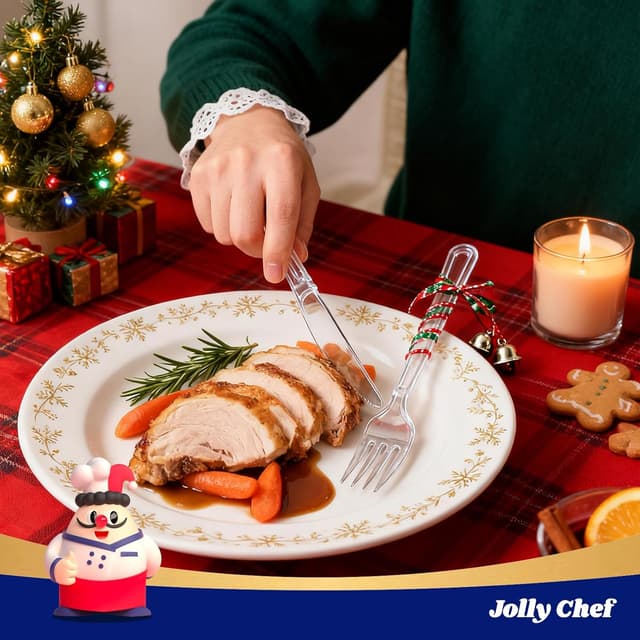 Thumbnail 6 de JOLLY CHEF 300 Count 7.1" Plastic Forks