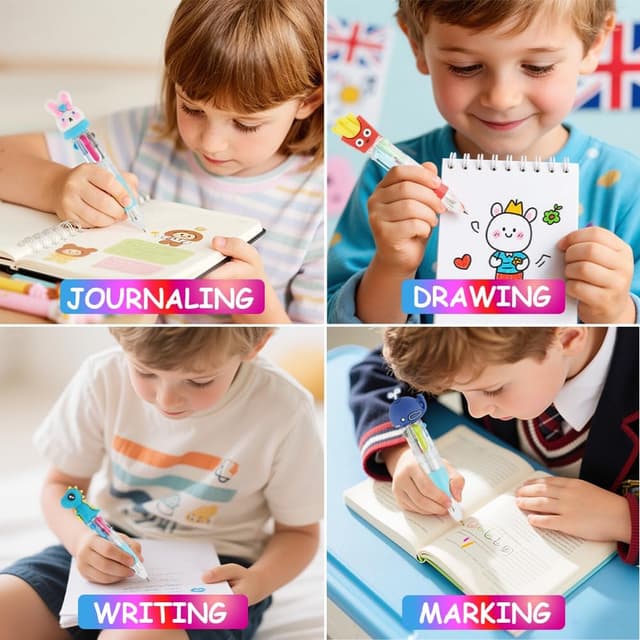 Thumbnail 6 de AOOSU Stylos à bille kawaii 26 pièces