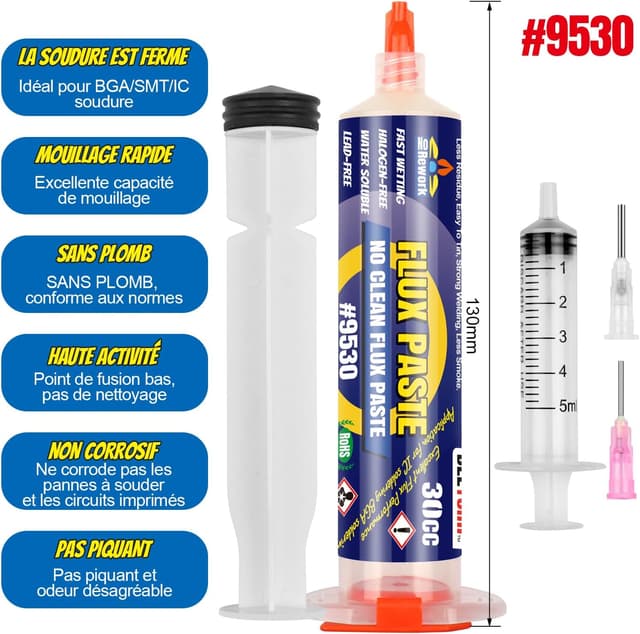 Thumbnail 6 de BEEYUIHF Flux pâte à souder sans plomb 46 g