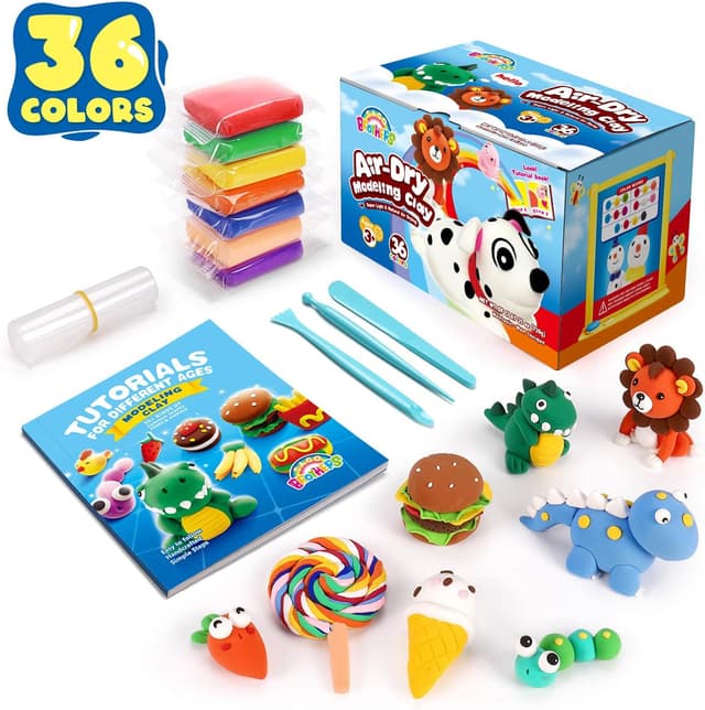 Imagen de Sago Brothers Air Dry Clay 36 colours 🎨 en OfertitasTOP