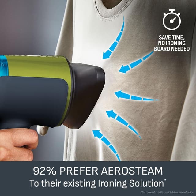 Thumbnail 4 de Tefal AeroSteam DT9810G0 handheld steamer — fast heat-up