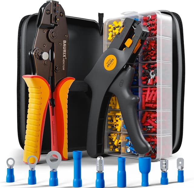 Imagen de BAURIX Pince à sertir 700 cosses 0,50–6,00 mm² en OfertitasTOP