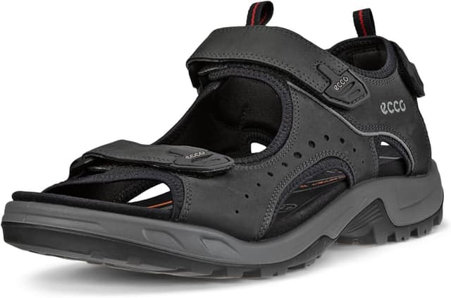 Detalle de ECCO Herren Offroad Nubuck Sandalen – Komfort trifft Stabilität auf unterschiedlichem Terrain