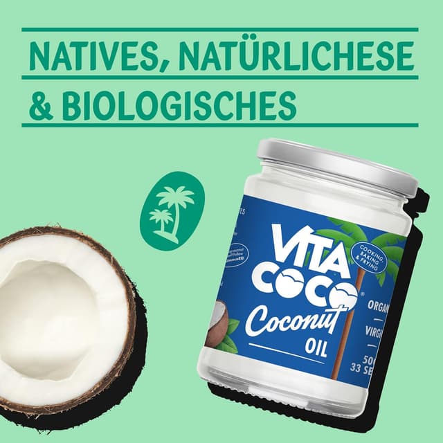 Thumbnail 2 de Vita Coco organisches natives Kokosöl 500 ml