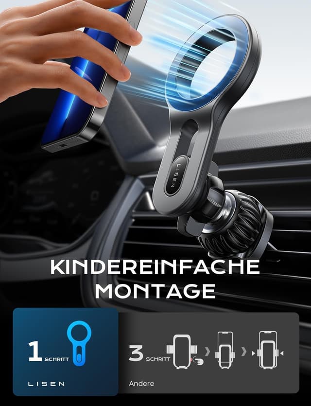 Thumbnail 4 de LISEN Magsafe Autohalterung 30N