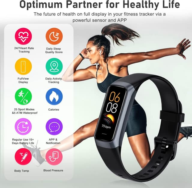 Detalle 2 de Zeacool Smartwatch Fitness Tracker 1,10"