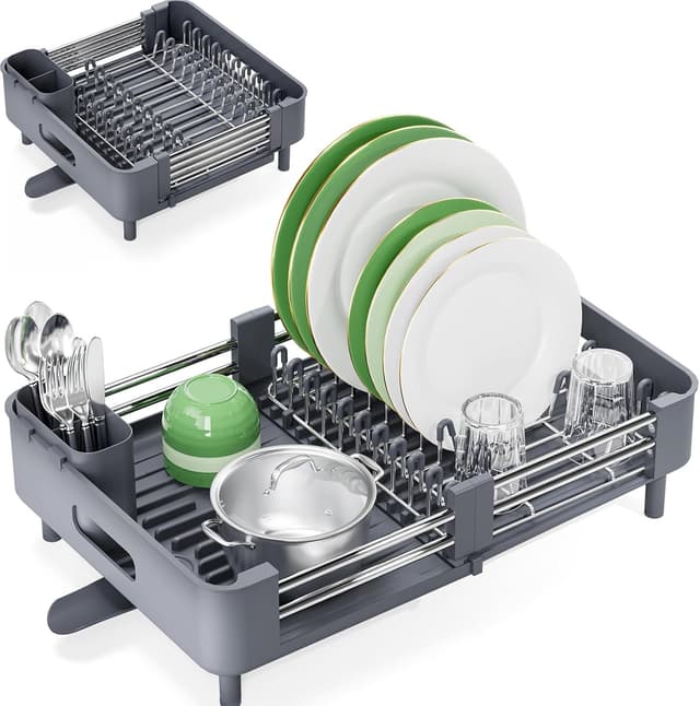 Imagen de kingrack Égouttoir vaisselle extensible 32–47 cm 🍽 en OfertitasTOP