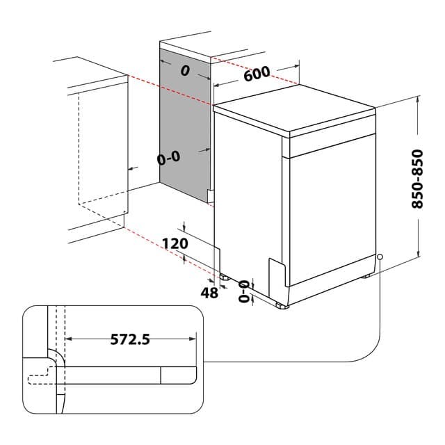 Thumbnail 1 de Whirlpool Lavavajillas 14 Servicios, 60 cm - WFC 3C34 🚰
