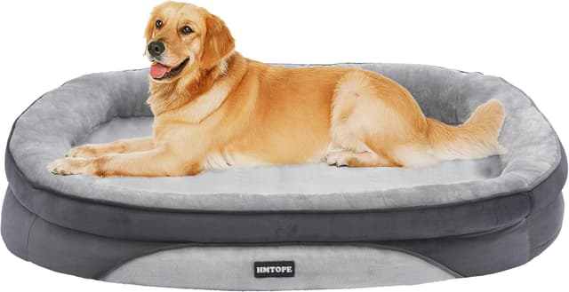 Detalle de HMTOPE Orthopädisches Hundebett 106 x 79