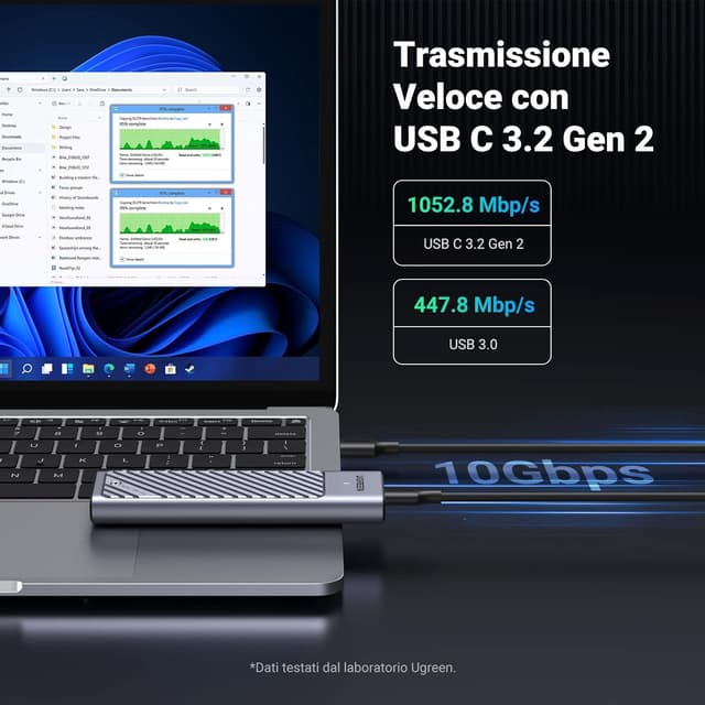 Thumbnail 2 de UGREEN Case NVMe M.2 USB C 3.2 Gen 2