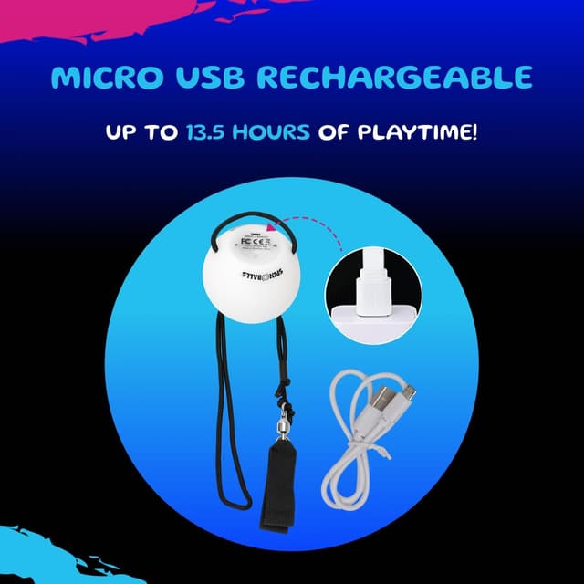 Detalle 1 de Pelotas POI Led Spinballs Glow.0