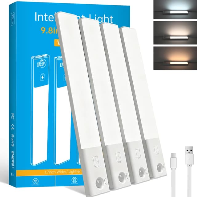 Detalle de Voinee Care Under Cabinet Lights 4 pack