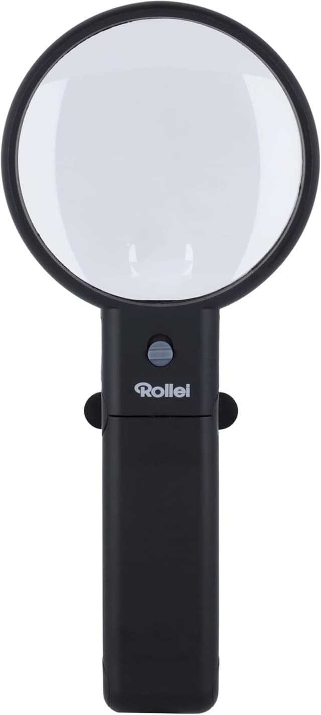 Detalle 2 de Rollei lente d’ingrandimento con luce LED e piedistallo, bifocale 2X/4,5X regolabile (nero)