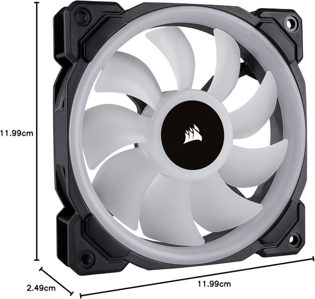 Thumbnail 2 de Corsair LL120 RGB Ventilador 120mm Triple con Efectos Luminosos 🌈