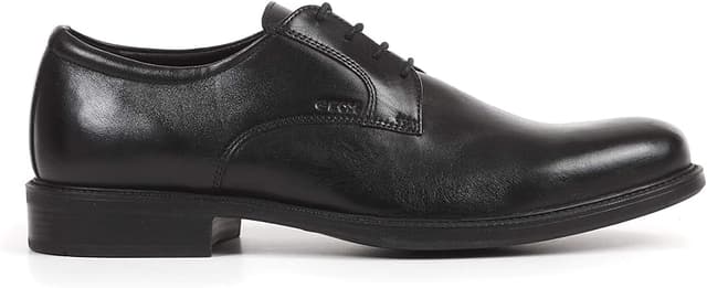 Detalle de Geox Uomo Carnaby D - Elegantes Zapatos Negros para Hombre 👞