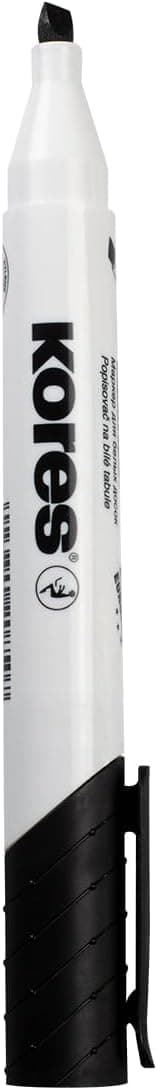 Detalle 2 de Kores K-Marker XW2 – Lot de 10 marqueurs de couleur pour tableau blanc à pointe biseautée