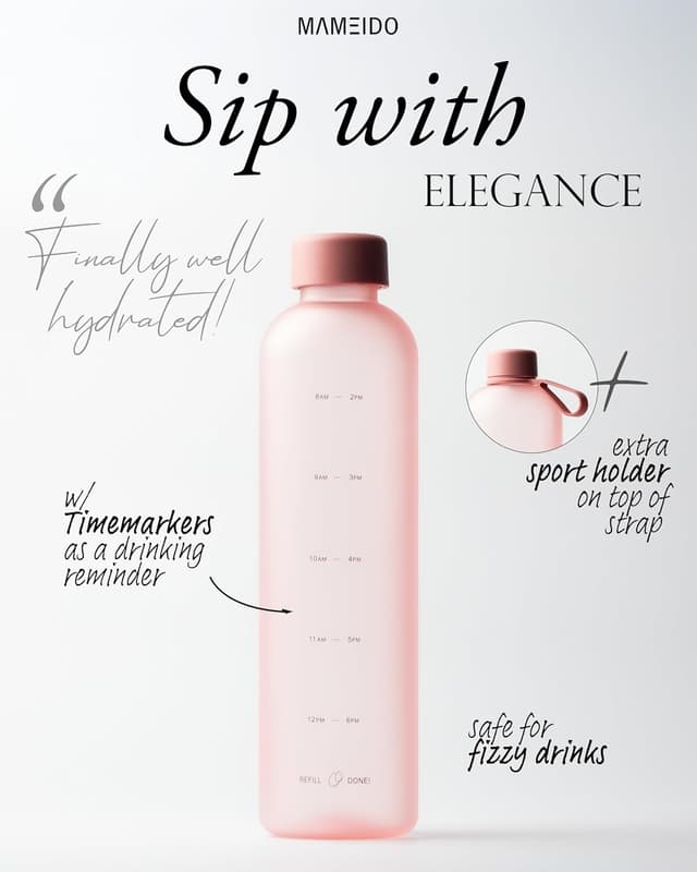 Thumbnail 1 de MAMEIDO Gourde 1 l bouteille d'eau design