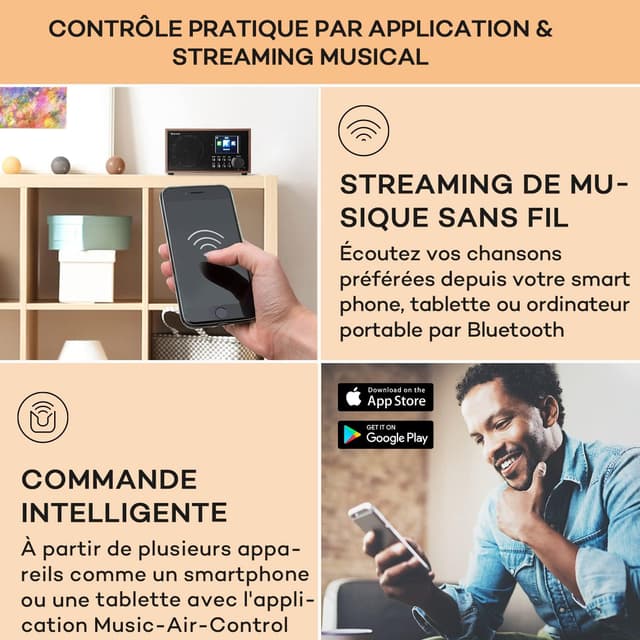 Thumbnail 3 de AUNA Silver Star Radio portable DAB 5h