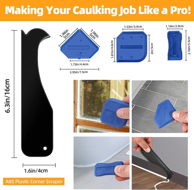 Detalle 2 de Caulk Tool Kit for Removal and Application 🛠
