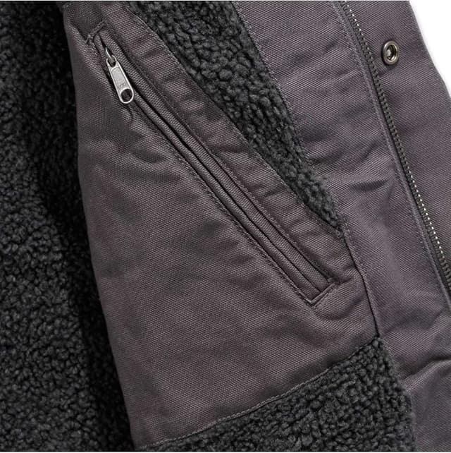 Thumbnail 3 de Carhartt Hombre Chaqueta Utilitaria Lona Gris Plomo XL 🧥
