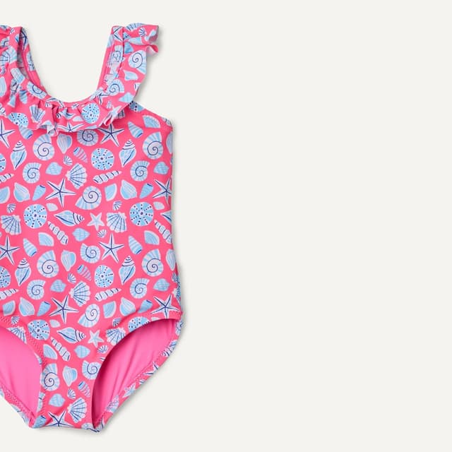 Detalle de Amazon Essentials fille – maillot de bain une pièce à volants