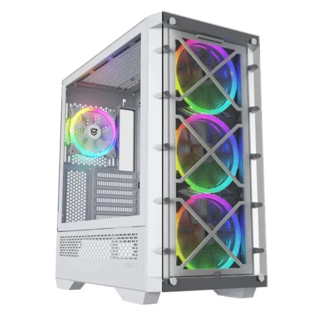 Imagen de Nfortec DRACO X Caja ATX blanca con 4 ventiladores 🖥 en OfertitasTOP