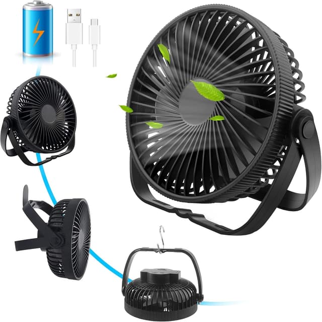 Imagen de Ventilatore da tavolo silenzioso 3 in 1 2500 mAh en OfertitasTOP