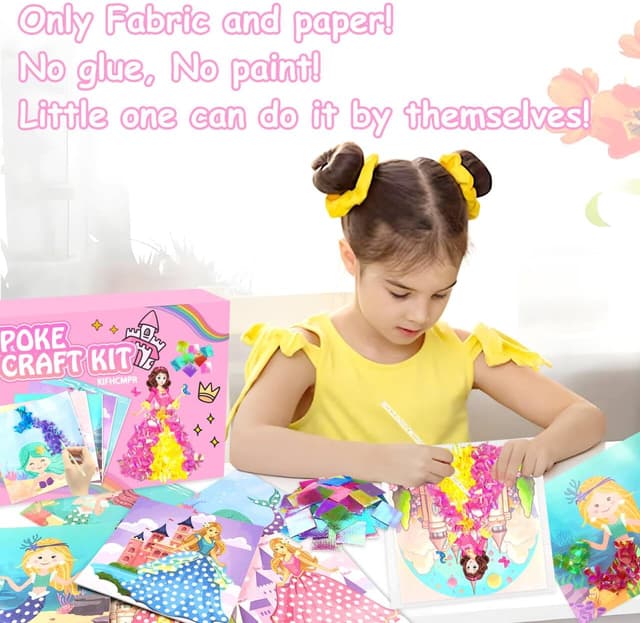 Detalle 2 de Fabric Poke Set Prinzessin DIY für Kinder 700