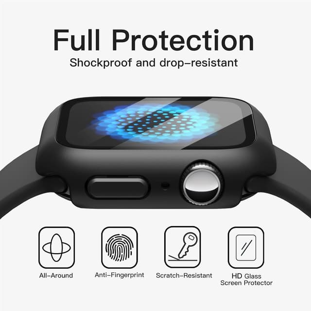 Detalle 1 de JETech Case for Apple Watch Series 11/10 42mm 2‑pack