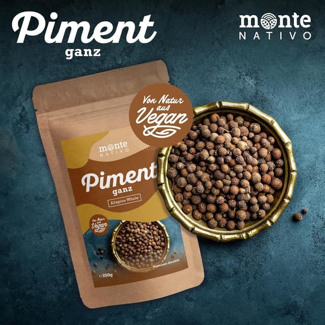 Detalle de Pimentkörner Monte Nativo (250 g) – ganze Pimentbeeren für Lebkuchen, Kochen & Würzen