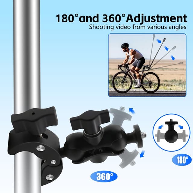 Thumbnail 3 de Insta360 X5 Bike Tail Mount Kit 47" selfie pole