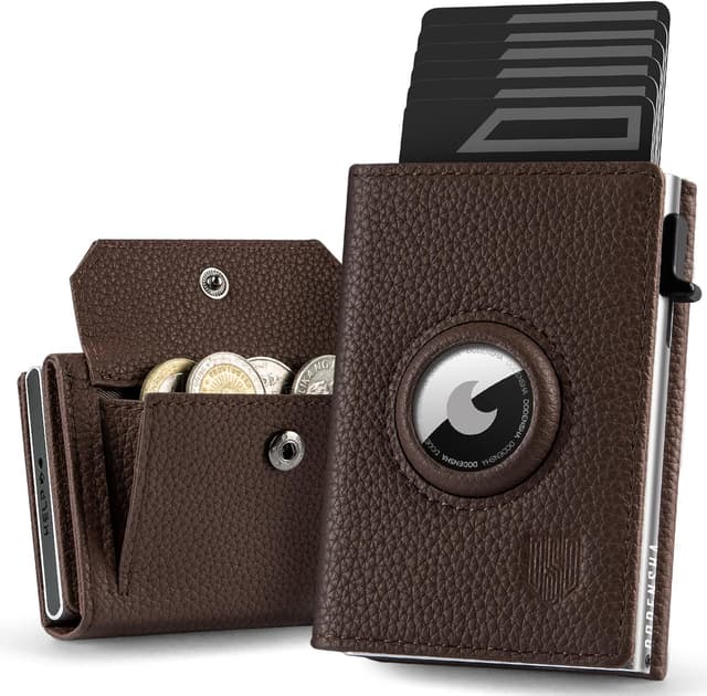 Detalle de DODENSHA Pebble Airtag Wallet 10 Karten