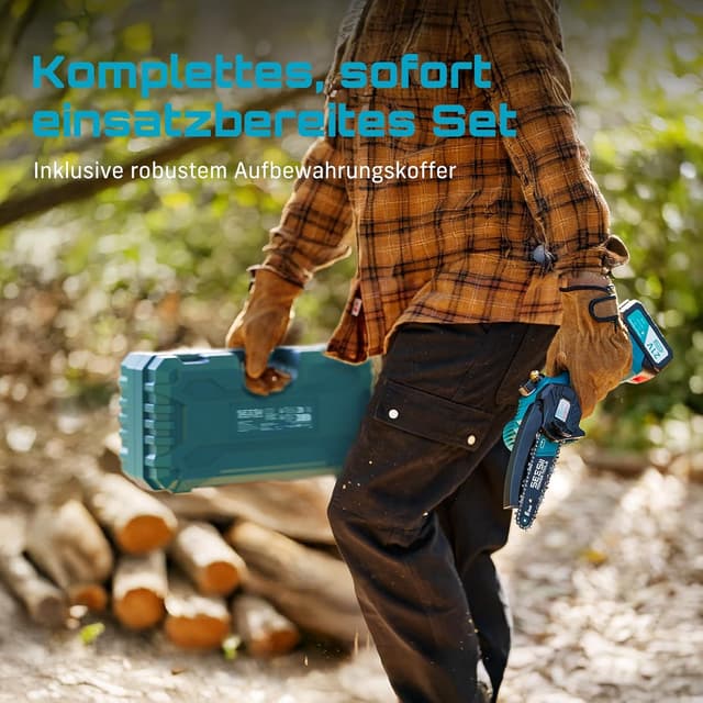 Thumbnail 6 de Seesii Mini Kettensäge Akku 6 Zoll