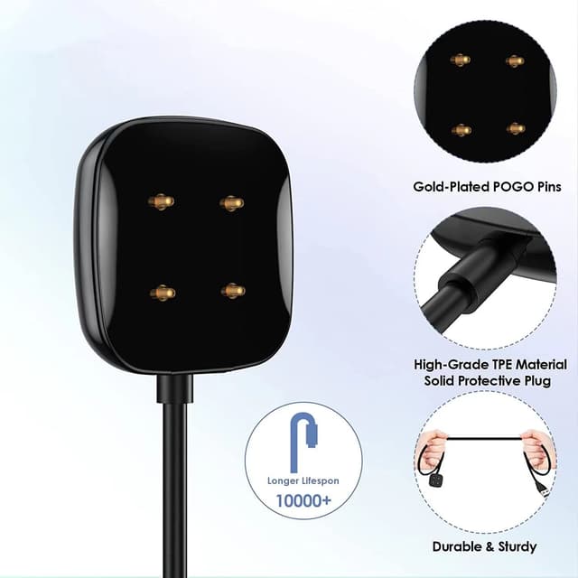 Detalle de Warmhone smart watch charging cable USB C