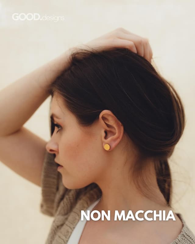 Detalle de GD GOOD.designs orecchini tondi 10 mm