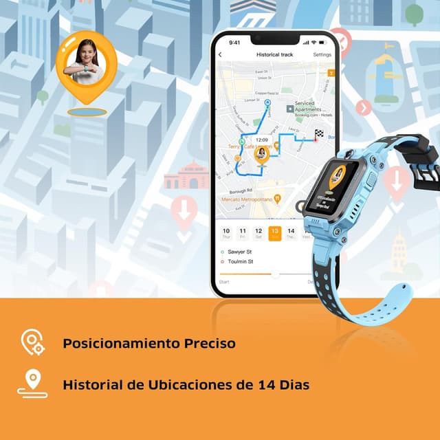 Detalle 2 de imoo Z7 Reloj Inteligente Niño GPS 4G