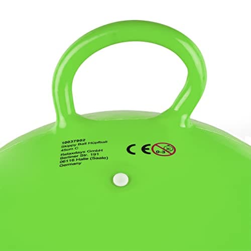 Thumbnail 5 de Relaxdays Balón Hinchable Infantil Saltarín 🏀 Verde 45cm